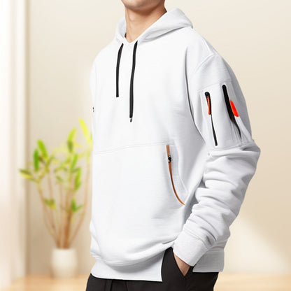 Manuel | Stylish Everyday Men’s Hoodie with Half-Zip Design