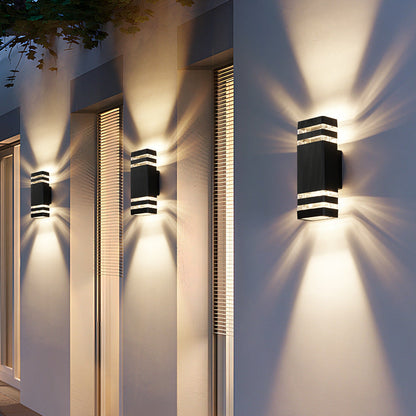 Illure | Minimalist 2-Way Outdoor Wall Lamp for Elegant Exteriors