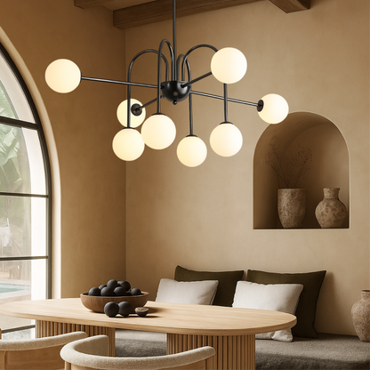 Inlora | Artistic Beam Chandelier for Contemporary Interiors