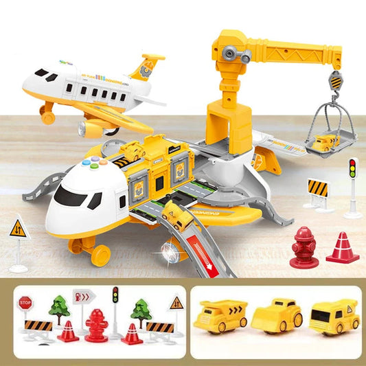 Educational Aeroplane Toy – Interactive Lights, Music & Accessories for Toddlers 12 Months+