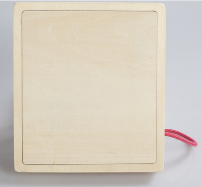 Wooden Montessori Busy Board for Kids – Interactive Sensory Toy with Lights, Buttons, and Switches