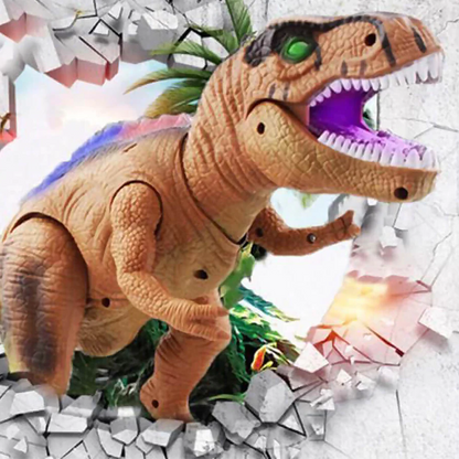 Electric Remote Control Dinosaur – Realistic Walking, Roaring Dino Toy with LED Lights