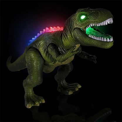 Electric Remote Control Dinosaur – Realistic Walking, Roaring Dino Toy with LED Lights