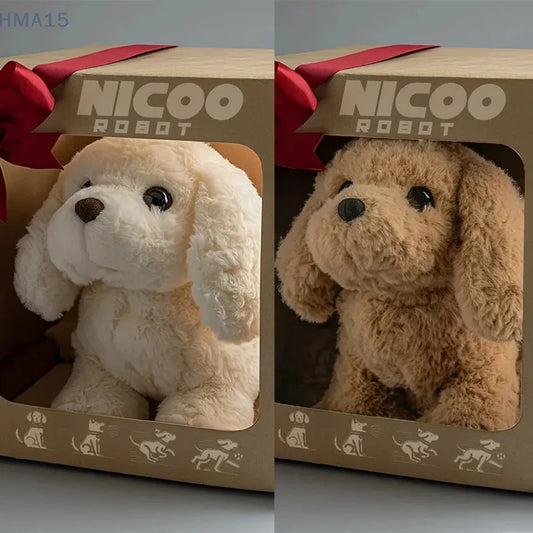 Interactive Robotic Puppy Toy with Barking and Walking Features – Realistic AI Pet Dog for Kids