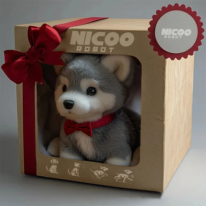 Interactive Robotic Puppy Toy with Barking and Walking Features – Realistic AI Pet Dog for Kids
