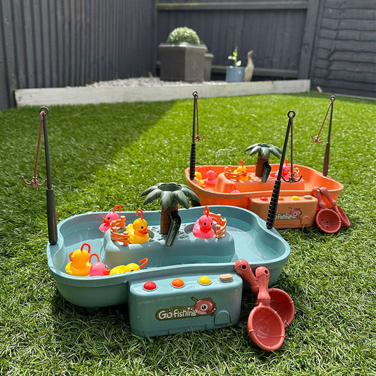 Interactive Water Fishing Game for Kids – Duck Catching Activity to Enhance Motor Skills and Creativity