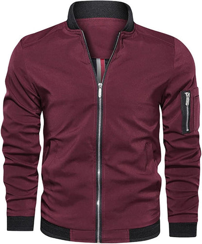 Jaxon | Sleek Lightweight Mens Bomber Jacket