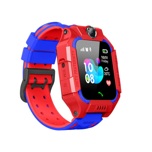 Waterproof Kids Smartwatch with GPS Location and Camera – Red Safety Watch for Ages Three to Twelve