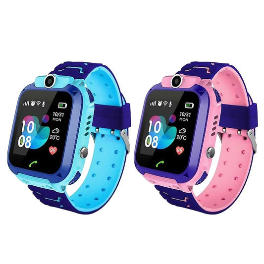 Waterproof Kids Smartwatch with GPS Location and Camera – Red Safety Watch for Ages Three to Twelve