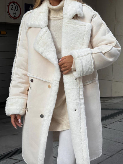 Clarissa | Elegant Women's Coat – Plus Size Winter Warmth with Soft Lapel