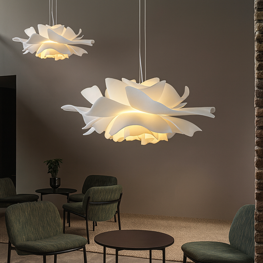 Leofora | Minimalist Floral Leaf Hanging Ceiling Lamp