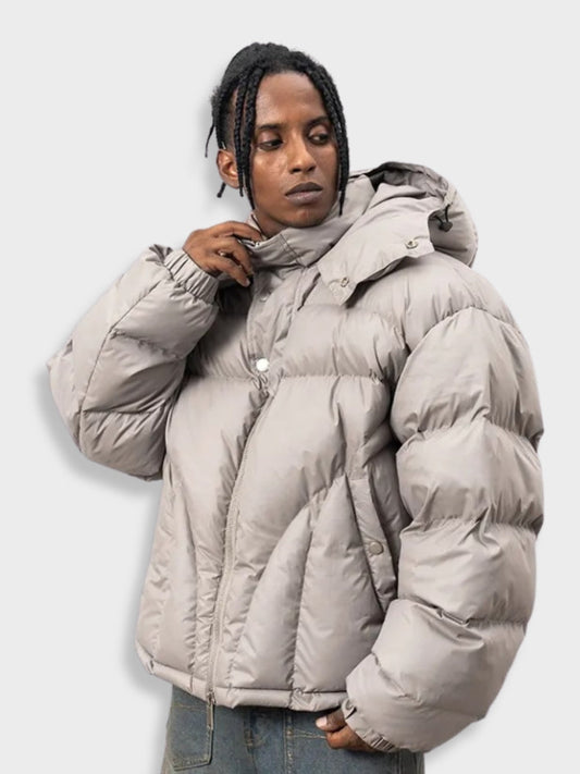 Logan | Insulated Men’s Hooded Puffer Parka Jacket for Winter Comfort