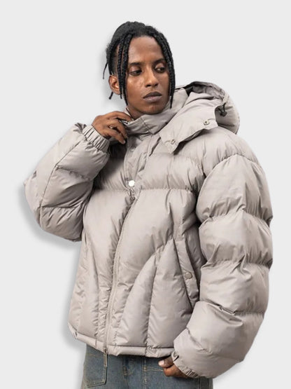 Logan | Insulated Men’s Hooded Puffer Parka Jacket for Winter Comfort