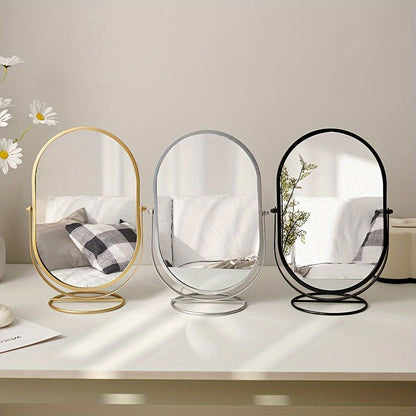 GlowSpin Mirror – A portable, rotating makeup mirror for perfect application on the go.