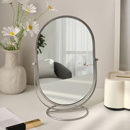 GlowSpin Mirror – A portable, rotating makeup mirror for perfect application on the go.