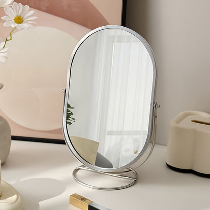 GlowSpin Mirror – A portable, rotating makeup mirror for perfect application on the go.