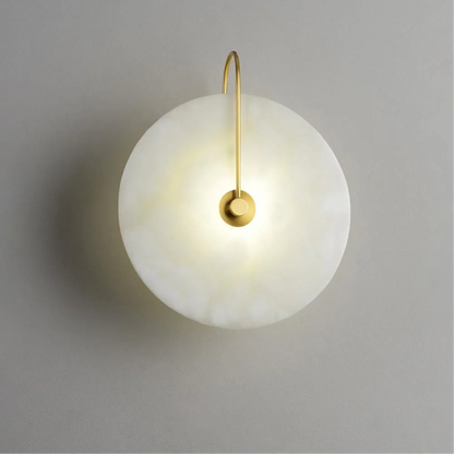 Lumenda | Modern Alabaster Marble LED Wall Lamp for Elegant Interiors