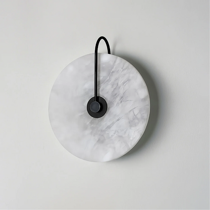 Lumenda | Modern Alabaster Marble LED Wall Lamp for Elegant Interiors