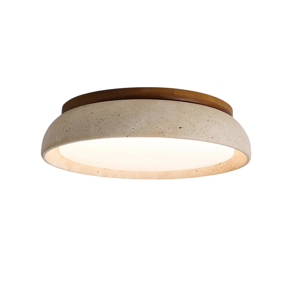 Lumeon | Travertine-Style Ceiling Lamp for a Classic Look