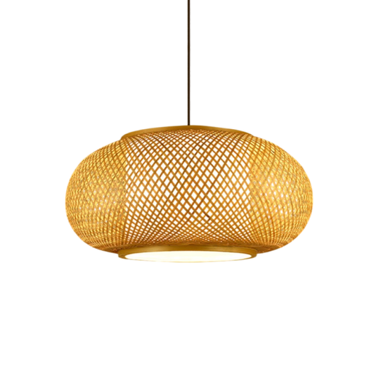 Lumetriq | Vintage Bamboo Pendant Lamp for Warm Natural Lighting
