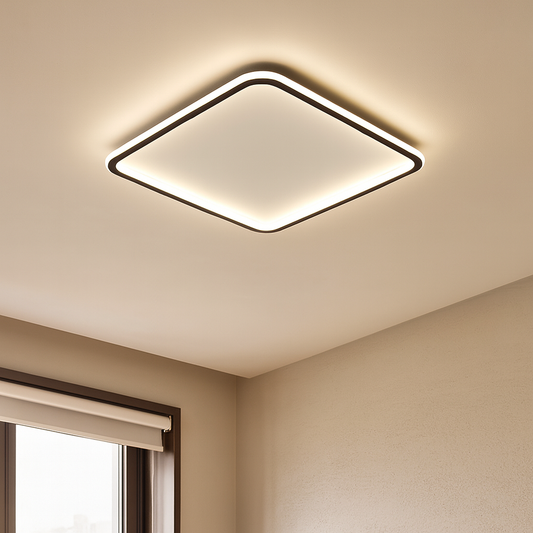 Lumevia | Scandinavian Square Ceiling Lamp with Modern Touch