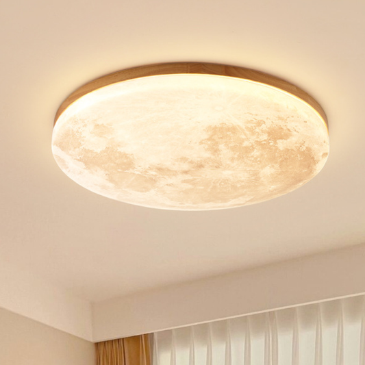 LumiGlow | Luminous Moon Ceiling Lamp for a Glowing Ambience