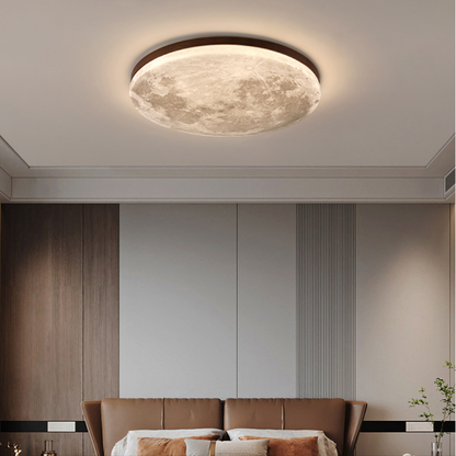 LumiGlow | Luminous Moon Ceiling Lamp for a Glowing Ambience