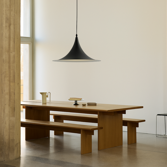 Lumithen | Scandinavian Saucer-Style Ceiling Pendant Light
