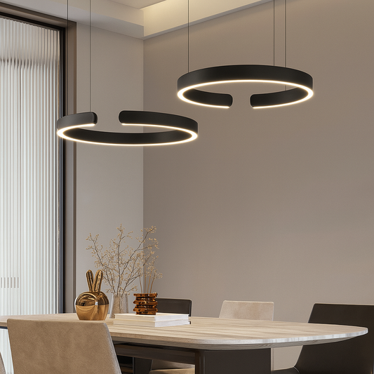 Lumoraq | Minimalist Ring Pendant Lamp with Elegant Aesthetics