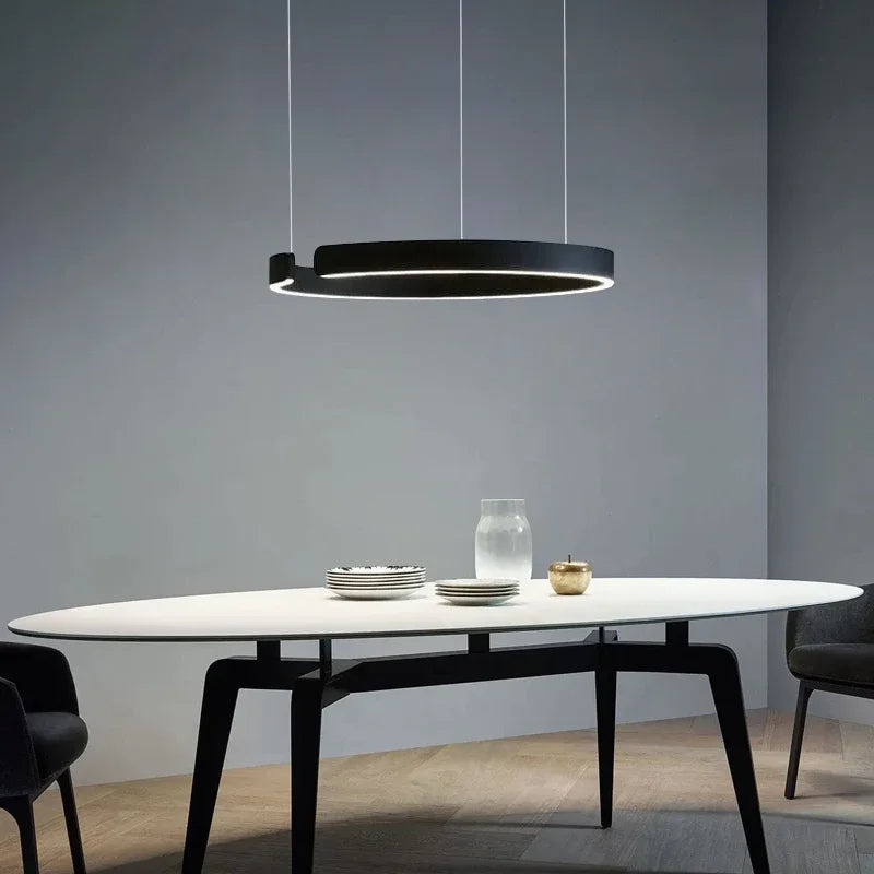 Lumoraq | Minimalist Ring Pendant Lamp with Elegant Aesthetics