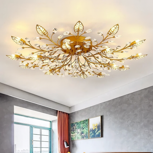 Lunaria | Crystal Luxury Ceiling Lamp for Elegant Home Living