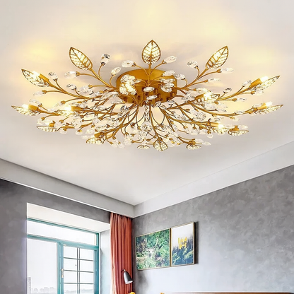 Lunaria | Crystal Luxury Ceiling Lamp for Elegant Home Living