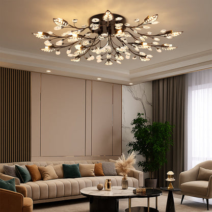 Lunaria | Crystal Luxury Ceiling Lamp for Elegant Home Living