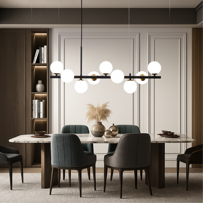 Lunivo | Black Dining Room LED Pendant Light