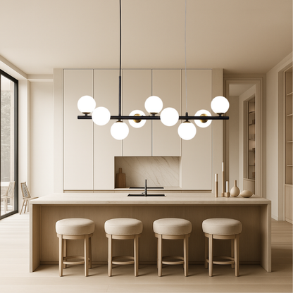 Lunivo | Black Dining Room LED Pendant Light