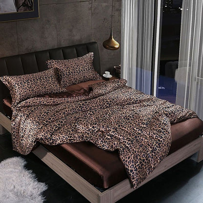 EverGlow Bed Set – LuxeGlow's Satin Bed Set with a unique Cotton Feel, designed for an elegant look and a comfortable, soft texture.