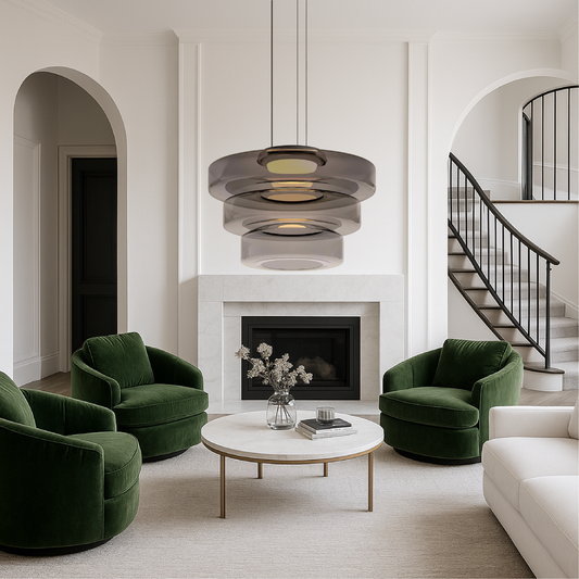 Luxelle | Danish Glass Pendant Lamp with Timeless Design