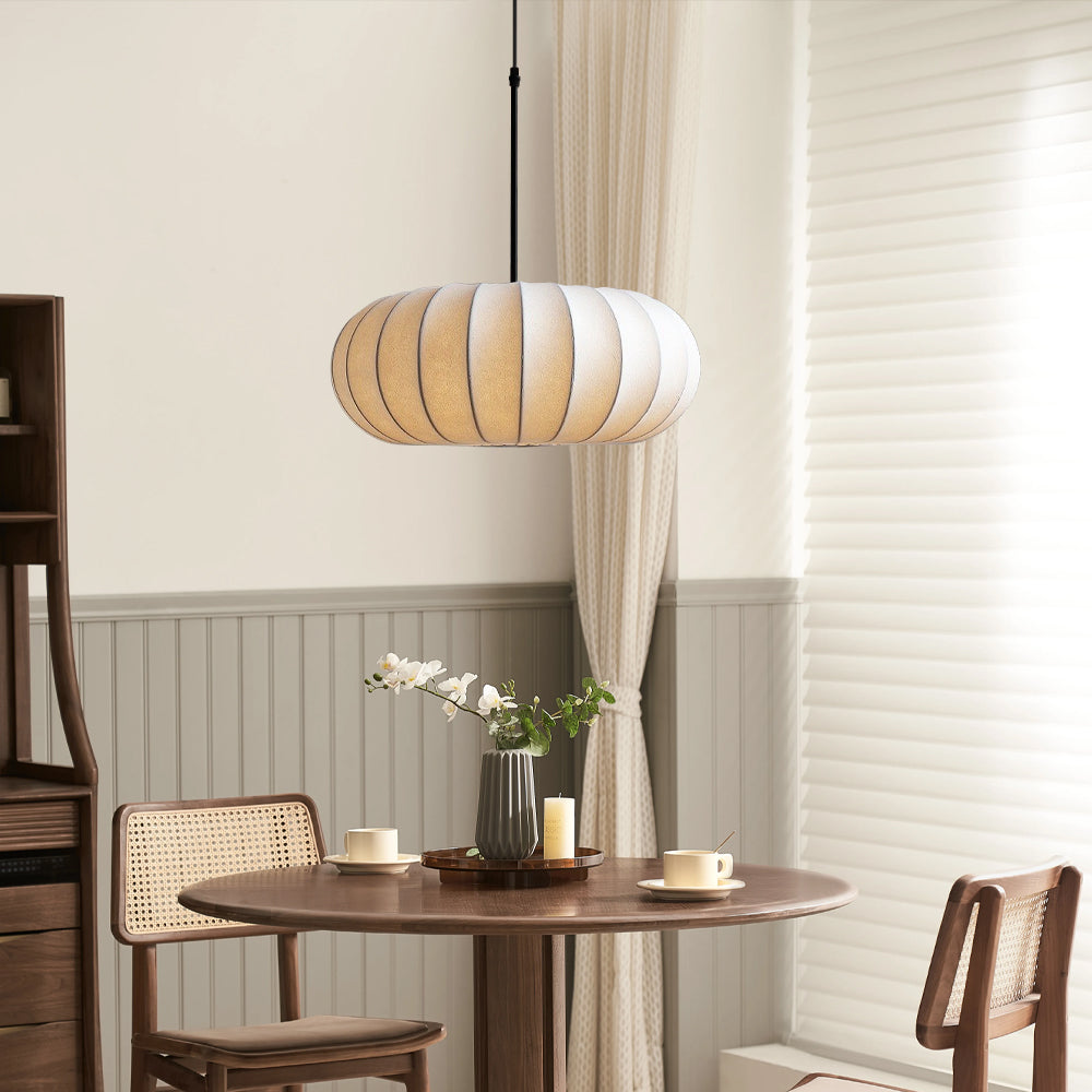 Luxona | Elegant Silk Pendant Light for Modern Living Spaces