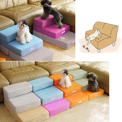 Premium Dog Steps – Non-Slip Pet Stairs for Bed & Sofa, Joint-Friendly Design for Small and Senior Dogs