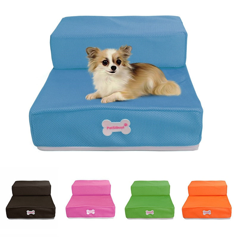 Premium Dog Steps – Non-Slip Pet Stairs for Bed & Sofa, Joint-Friendly Design for Small and Senior Dogs