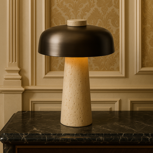 Lytian | Travertine-Style Elegant Table Lamp