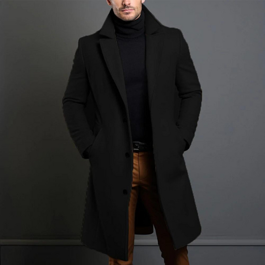 Warren | Timeless Winter Overcoat for Men with Relaxed Fit