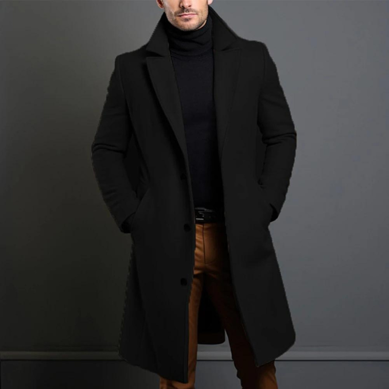 Warren | Timeless Winter Overcoat for Men with Relaxed Fit