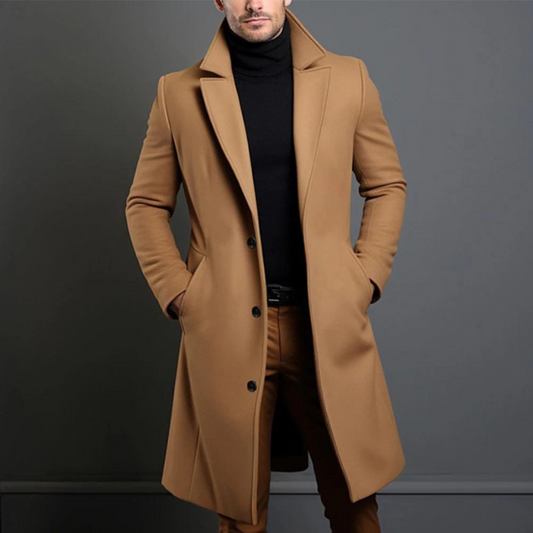 Warren | Timeless Winter Overcoat for Men with Relaxed Fit