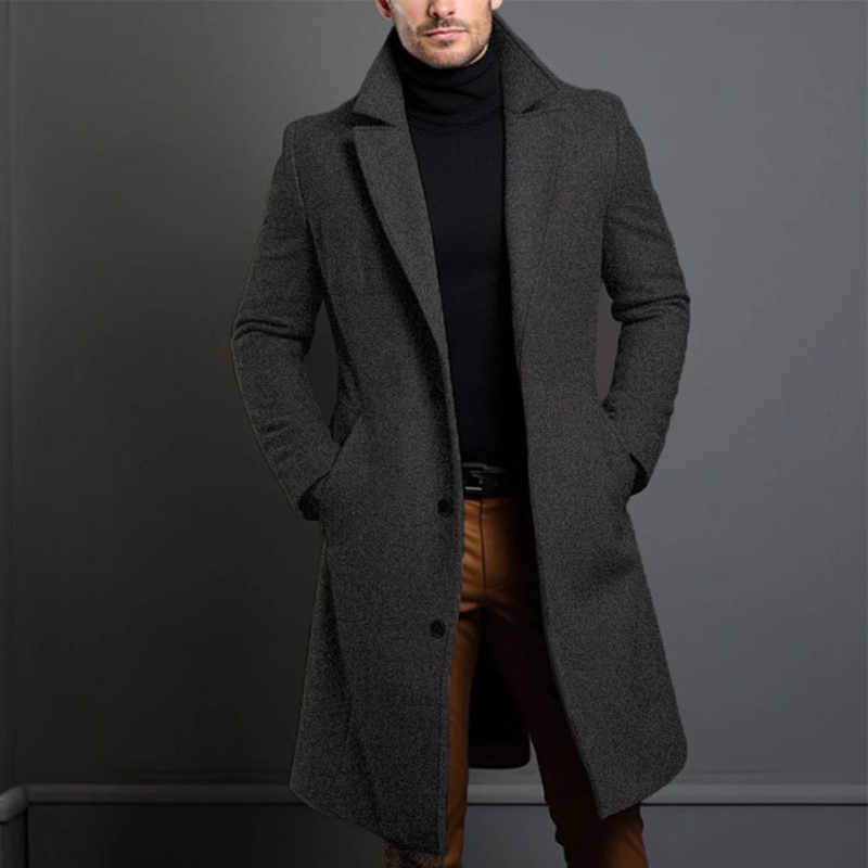 Warren | Timeless Winter Overcoat for Men with Relaxed Fit