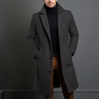 Warren | Timeless Winter Overcoat for Men with Relaxed Fit