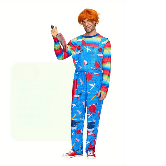 Men’s Horror Halloween Costume | Creepy Killer Scary Outfit