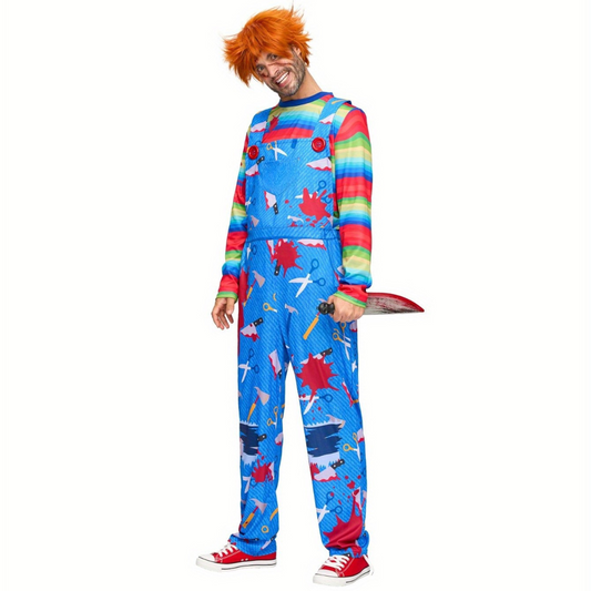 Men’s Horror Halloween Costume | Creepy Killer Scary Outfit