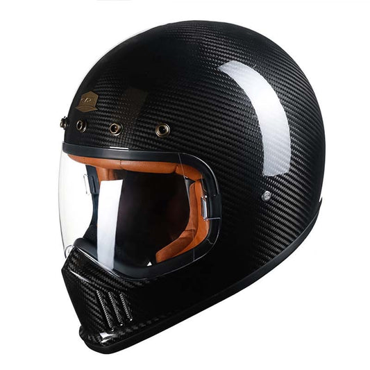 Men’s Full Face Motorcycle Helmet Lightweight Carbon Fiber DOT ECE Approved