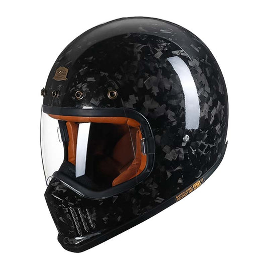 Lightweight Carbon Fiber Motorcycle Helmet – Full Face Protection, DOT & ECE